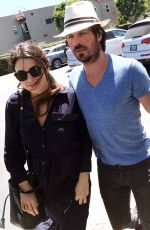 NIKKI REED and Ian Somerhalder Out and About in Los Angeles 05/19/2017