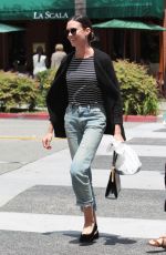 ODETTE ANNABLE Arrives at La Scala in Beverly Hills 05/08/2017