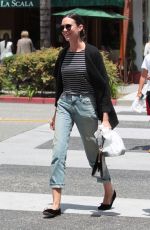 ODETTE ANNABLE Arrives at La Scala in Beverly Hills 05/08/2017