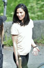 OLIVIA MUNN on the Set of The Predator in Vancouver 05/10/2017