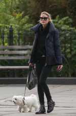 OLIVIA PALERMO Wlaks Her Dog Out in New York 05/09/2017