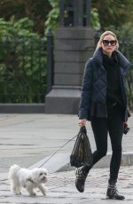 OLIVIA PALERMO Wlaks Her Dog Out in New York 05/09/2017