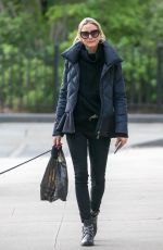OLIVIA PALERMO Wlaks Her Dog Out in New York 05/09/2017