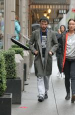 OLIVIA WILDE and Tom Sturridge Arrives at Hudson Theatre in New York 05/25/2017