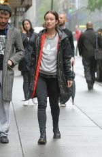 OLIVIA WILDE and Tom Sturridge Arrives at Hudson Theatre in New York 05/25/2017