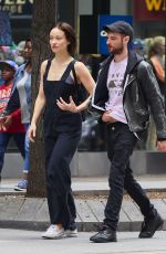 OLIVIA WILDE and Tom Sturridge Out in New York 05/27/2017