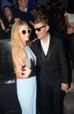 PARIS HILTON and Chris Zylka at Akon Concert in Cannes 05/20/2017