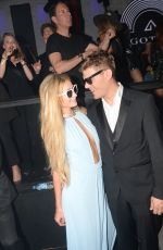 PARIS HILTON and Chris Zylka at Akon Concert in Cannes 05/20/2017