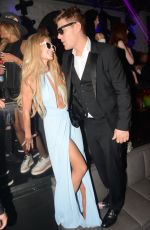 PARIS HILTON and Chris Zylka at Akon Concert in Cannes 05/20/2017