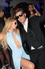 PARIS HILTON and Chris Zylka at Akon Concert in Cannes 05/20/2017