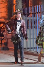PARIS JACKSON and Macaulay Culkin Out in New York 05/05/2017