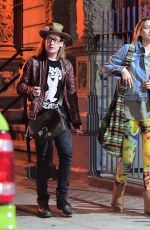 PARIS JACKSON and Macaulay Culkin Out in New York 05/05/2017