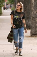 PARIS JACKSON in Ripped Jeans Out in Los Angeles 05/09/2017