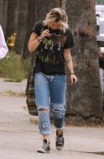 PARIS JACKSON in Ripped Jeans Out in Los Angeles 05/09/2017