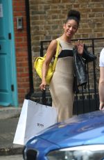 PEARL MCKIE Leaves Saturday Kitchen TV Show in London 05/27/2017