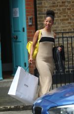 PEARL MCKIE Leaves Saturday Kitchen TV Show in London 05/27/2017