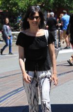 PERREY REEVES Out Shopping at The Grove in Los Angeles 05/20/2017
