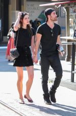 PHOEBE TONKIN and Paul Wesley at The Grove in West Hollywood 05/02/2017