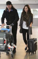 PHOEBE TONKIN Arrives at Brisbane Airport 05/04/2017