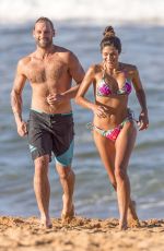 PIA MILLER in Bikini and Jake Ryan on the Set of Home & Away at Palm Beach in Sydney 05/30/2017