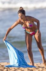 PIA MILLER in Bikini and Jake Ryan on the Set of Home & Away at Palm Beach in Sydney 05/30/2017