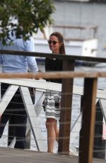 PIPPA MIDLETON and James Matthews Departing a Seaplane in Sydney 05/31/2017