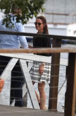 PIPPA MIDLETON and James Matthews Departing a Seaplane in Sydney 05/31/2017