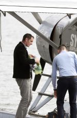 PIPPA MIDLETON and James Matthews Departing a Seaplane in Sydney 05/31/2017