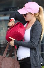 Pregnant HEIDI MONTAG Shopping for Groceries at Erewhon Natural Foods in Venice 05/27/2017
