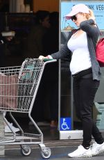 Pregnant HEIDI MONTAG Shopping for Groceries at Erewhon Natural Foods in Venice 05/27/2017