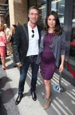 Pregnant NADIA BJORLIN at Ken Corday Walk of Fame Ceremony in Hollywood 05/15/2017