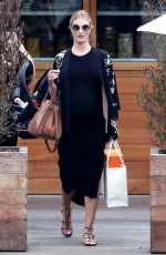 Pregnant ROSIE HUNTINGTON-WHITELEY at Soho House in Malibu 05/07/2017