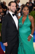 Pregnant SERENA WILLIAMS at 2017 MET Gala in New York 05/01/2017