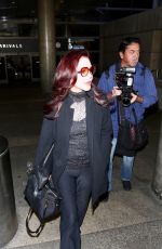 PRISCILLA PRESLEY at LAX Airport in Los Angeles 05/23/2017