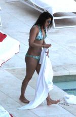 PRIYANKA CHOPRA in Bikini at Her Hotel Pool in Miami 05/15/2017