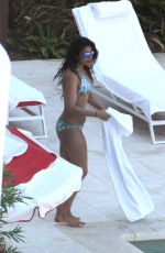 PRIYANKA CHOPRA in Bikini at Her Hotel Pool in Miami 05/15/2017