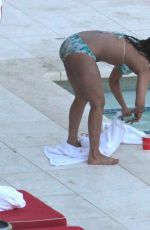 PRIYANKA CHOPRA in Bikini at Her Hotel Pool in Miami 05/15/2017