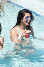 PRIYANKA CHOPRA in Bikini at Her Hotel Pool in Miami 05/15/2017