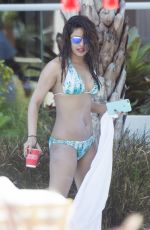 PRIYANKA CHOPRA in Bikini at Her Hotel Pool in Miami 05/15/2017