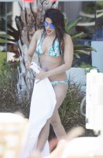 PRIYANKA CHOPRA in Bikini at Her Hotel Pool in Miami 05/15/2017
