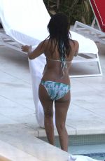 PRIYANKA CHOPRA in Bikini at Her Hotel Pool in Miami 05/15/2017