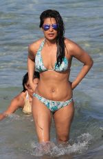 PRIYANKA CHOPRA in Bikini on the Beach in Miami 05/15/2017