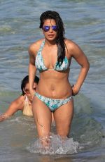 PRIYANKA CHOPRA in Bikini on the Beach in Miami 05/15/2017