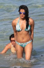 PRIYANKA CHOPRA in Bikini on the Beach in Miami 05/15/2017