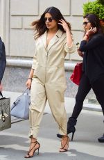 PRIYANKA CHOPRA in Jumpsuit Out in New York 05/23/2017