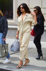 PRIYANKA CHOPRA in Jumpsuit Out in New York 05/23/2017