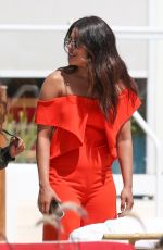 PRIYANKA CHOPRA Preparing for Baywatch Movie Press Conference in Miami 05/12/2017