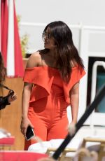 PRIYANKA CHOPRA Preparing for Baywatch Movie Press Conference in Miami 05/12/2017