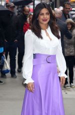 PRIYANKA CHORA Arrives at God Morning America in New York 05/22/2017