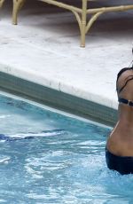 PRIYANKA CHOPRA in Bikini at Her Hotel Pool in Miami 05/12/2017